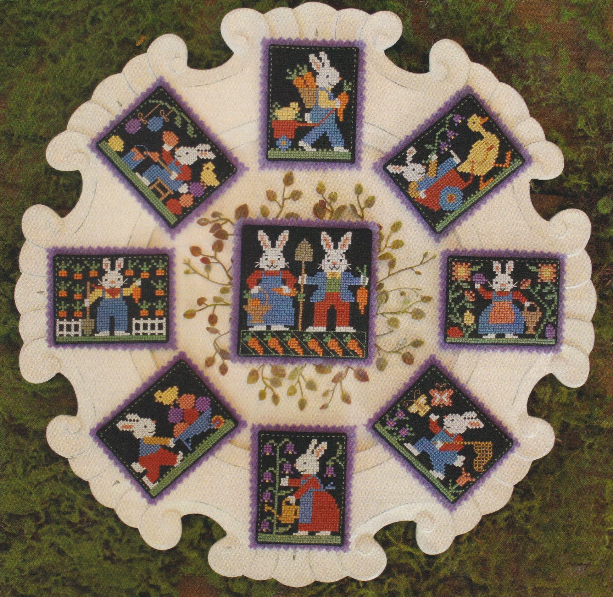 Bunnies (Book 178) - Cross Stitch Pattern