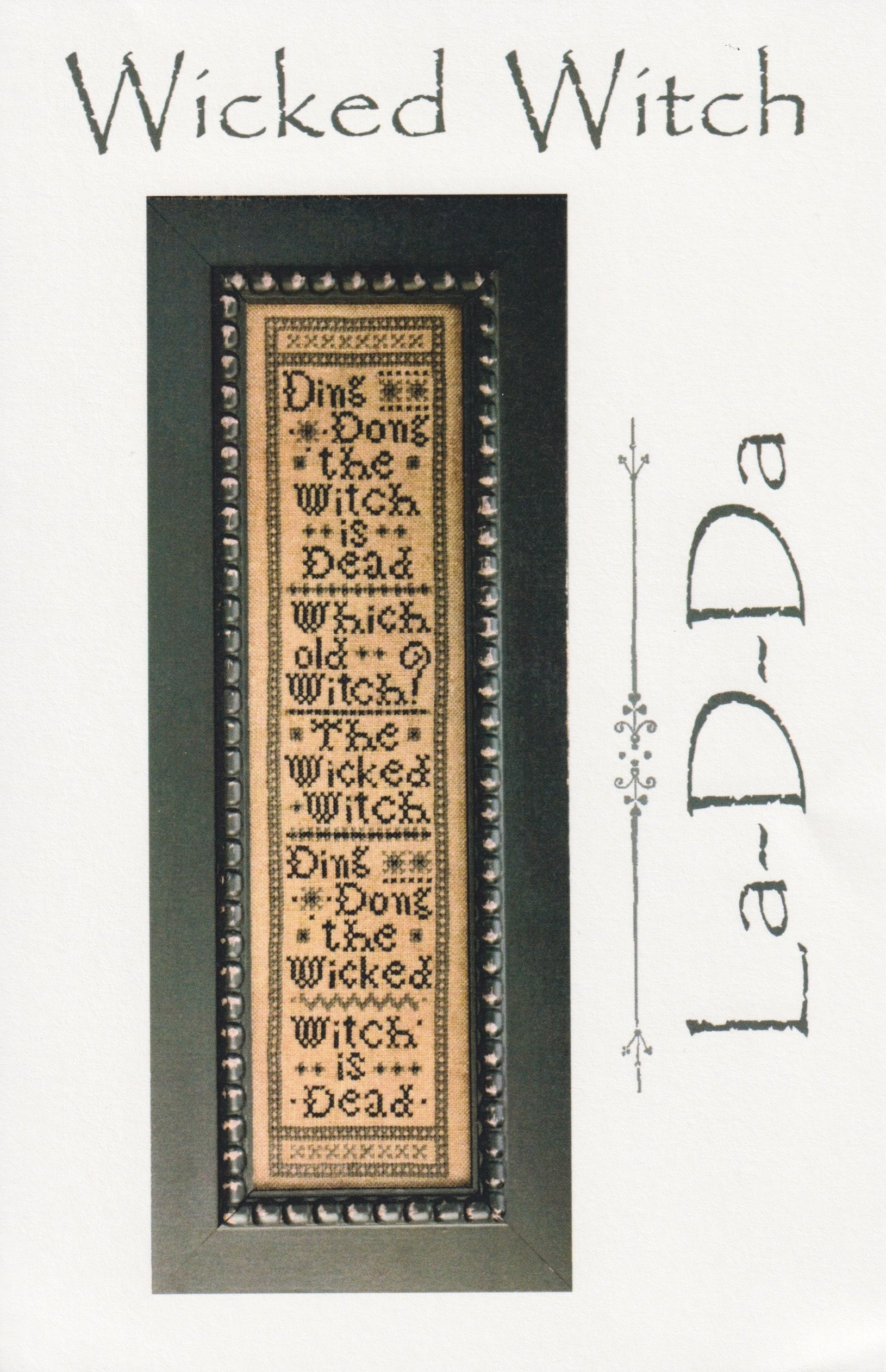 Wicked Witch - Halloween Cross Stitch Pattern