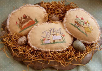 Spring Eggs III - Cross Stitch Pattern