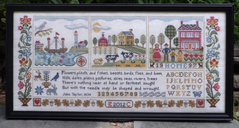 With The Needle - Cross Stitch Pattern