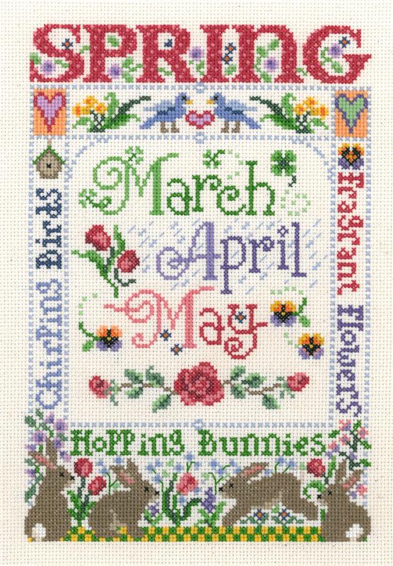 Spring Season - Cross Stitch Pattern