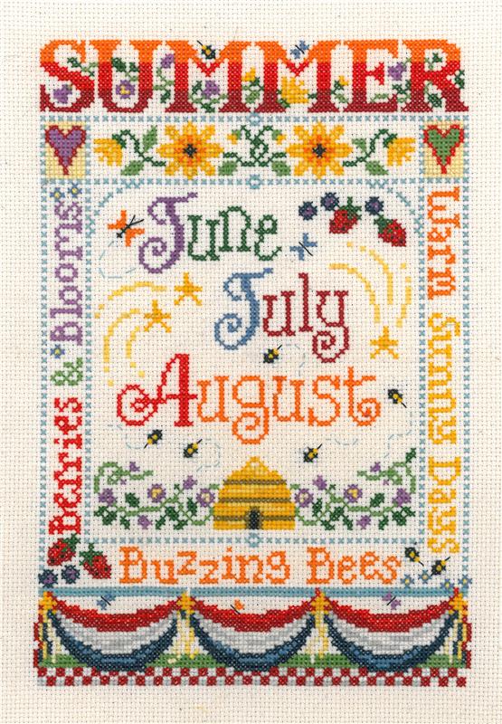 Summer Season - Cross Stitch Pattern