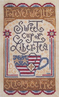 Sweet Liber-Tea - Cross Stitch Pattern