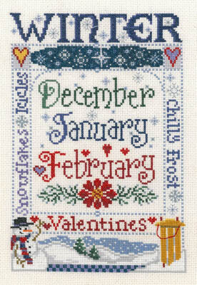 Winter Season - Cross Stitch Pattern