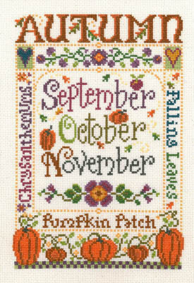 Autumn Season - Cross Stitch Pattern