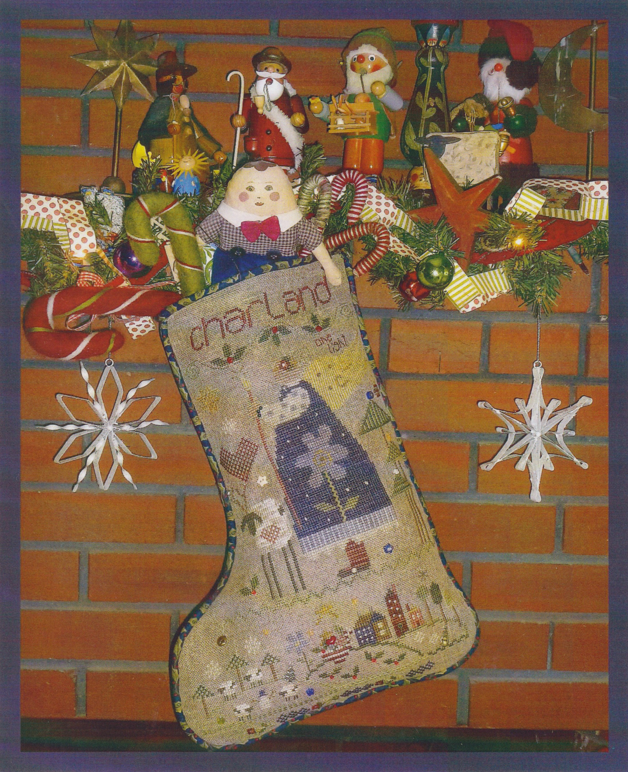 Charland's Stocking - Cross Stitch Pattern