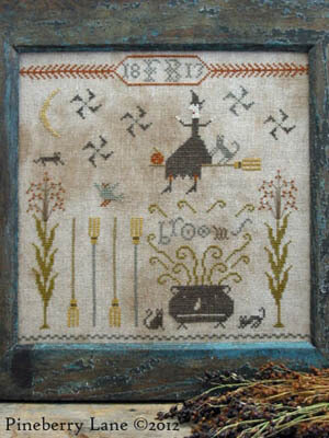 Fancey Blackett's - Brooms - Cross Stitch Pattern