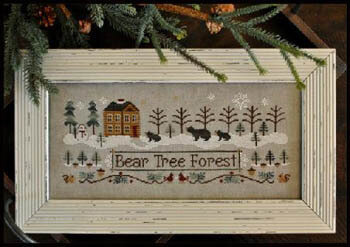 Bear Tree Forest - Cross Stitch Pattern