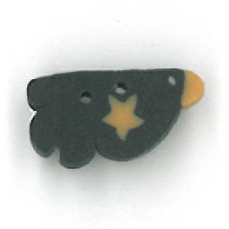 Wee Raven Birdie Button
