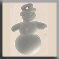 Mill Hill 12060 Frosted Snowman - Matte Crystal Foiled