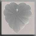 Mill Hill 12070 - Frosted Starburst Heart Matte Crystal