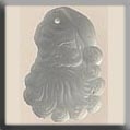 Mill Hill 12112 - Santa Face Glass Treasure