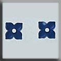 Mill Hill 12189 4 Petal Flower - Matte Sapphire