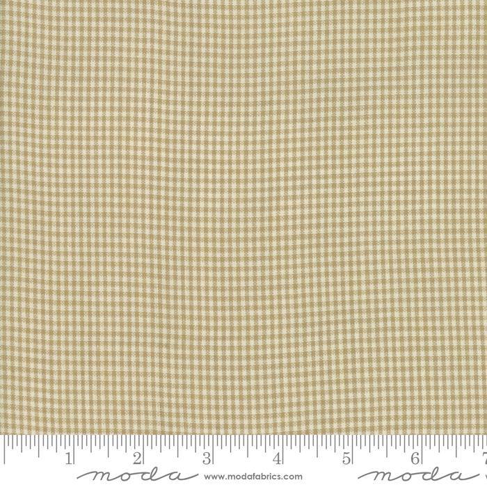 Northport Silky Check Tan - Quilt Fabric