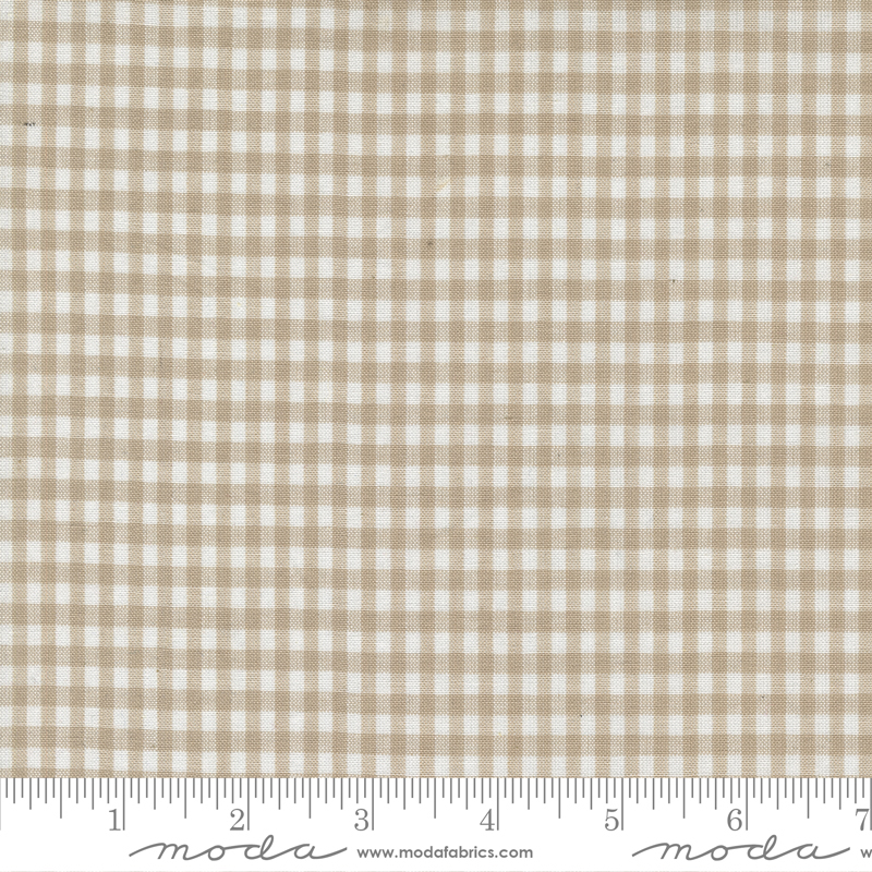 Vista Wovens Ecru - Gingham - Quilt Fabric