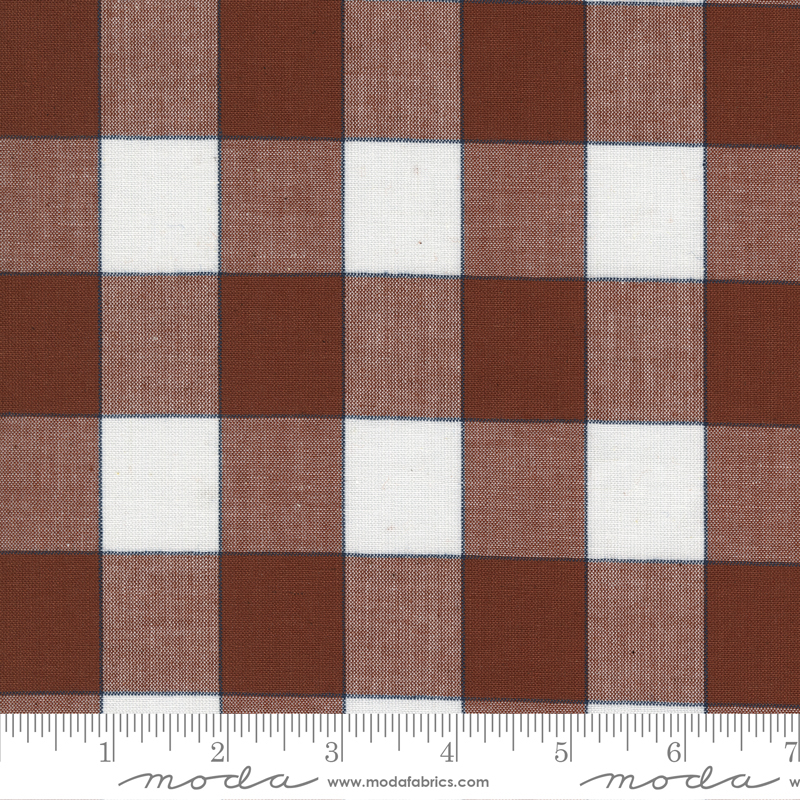 Vista Wovens Rust - Buffalo Check - Quilt Fabric