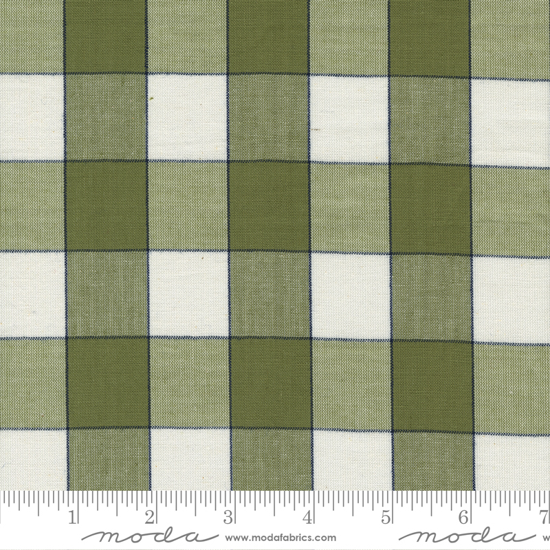 Vista Wovens Celadon - Buffalo Check - Quilt Fabric