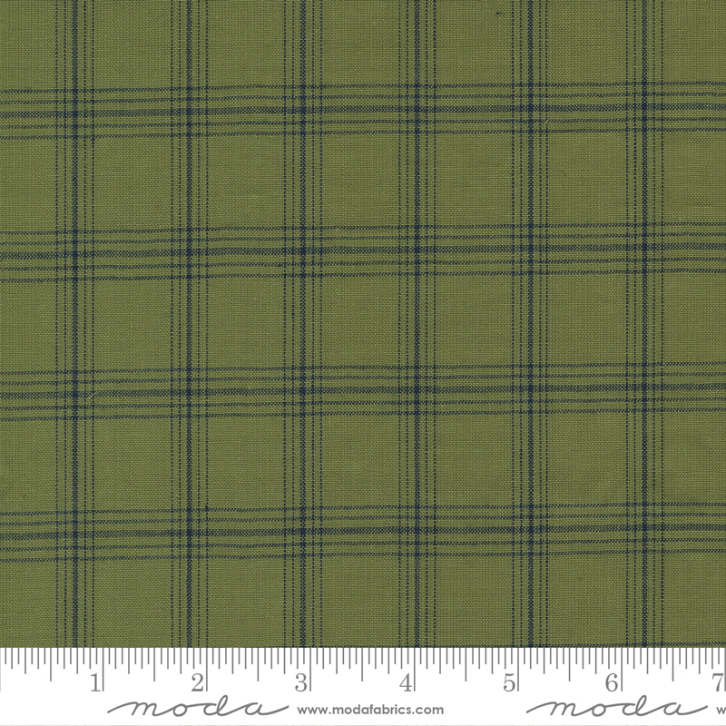 Vista Wovens Celadon - Check - Quilt Fabric
