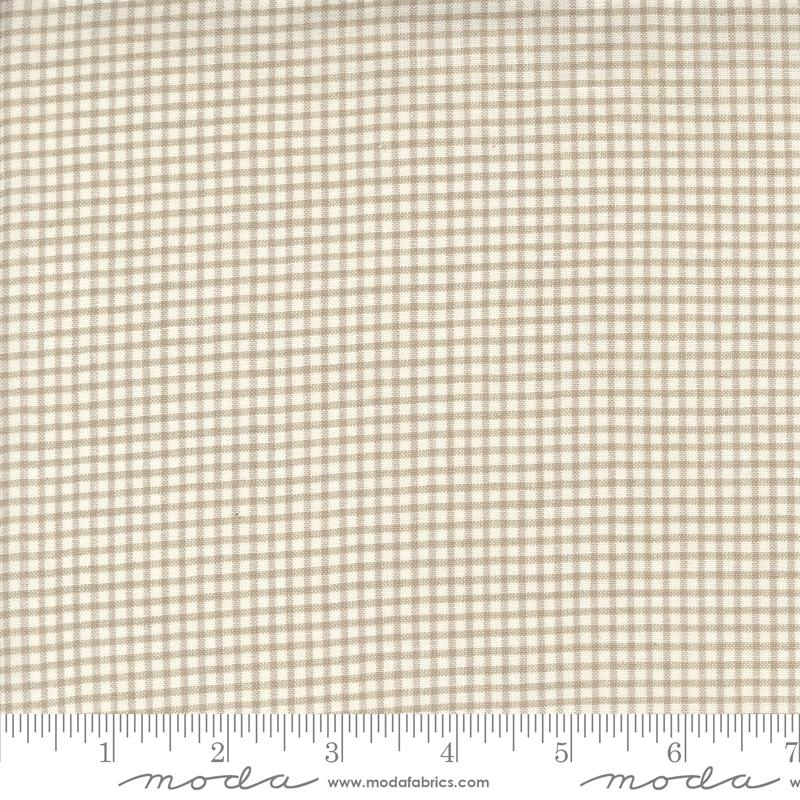 French General Woven Ginghams Roche Pearl - Quilt Fabric