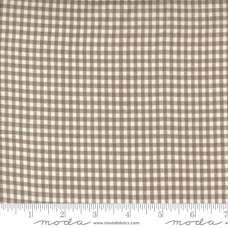 French General Woven Ginghams Stone Pearl - Quilt Fabric