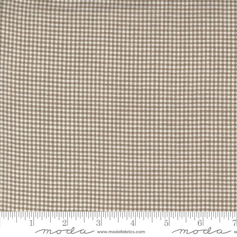 French General Woven Ginghams Stone Pearl - Quilt Fabric