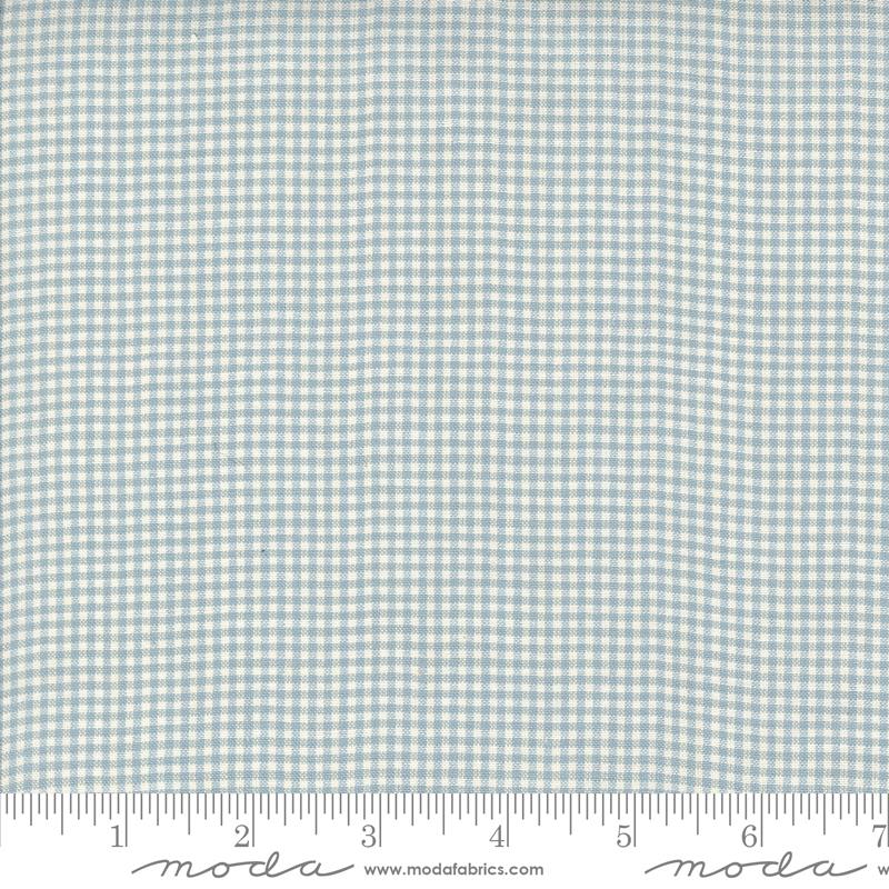 French General Woven Ginghams Blue Pearl - Quilt Fabric