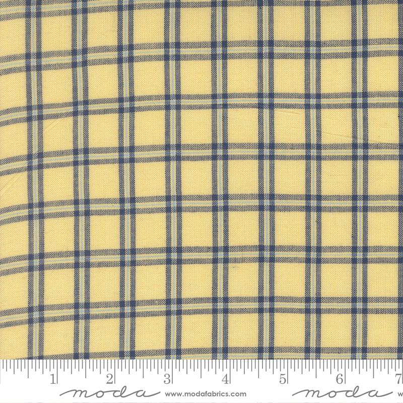 Summer Solstice Plaid Canary - Quilt Fabric