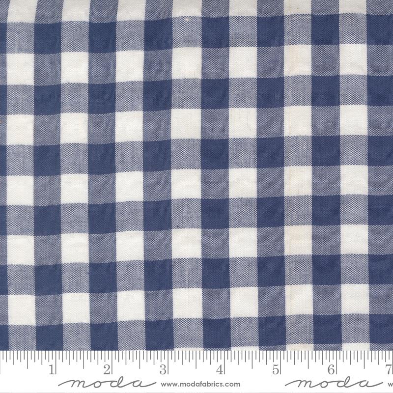 Summer Solstice Gingham Nautical Blue - Quilt Fabric