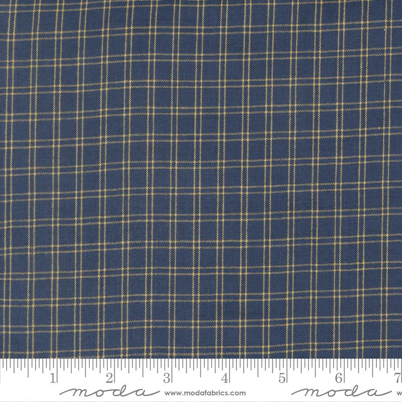 Summer Solstice Checker Nautical Blue - Quilt Fabric