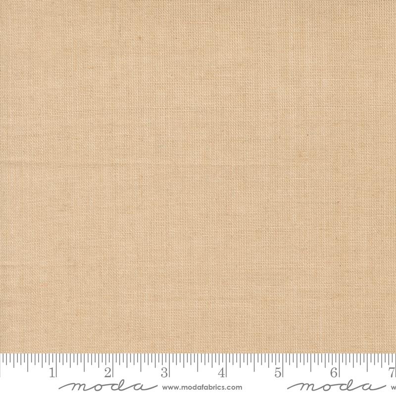 Larkspur Linen Wovens Almond Solid - Quilt Fabric, zoomed in. Select this picture to zoom back out.