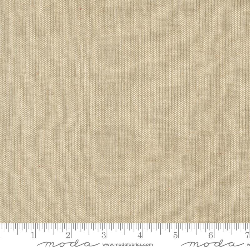 Larkspur Linen Wovens Flax Solid - Quilt Fabric, zoomed in. Select this picture to zoom back out.