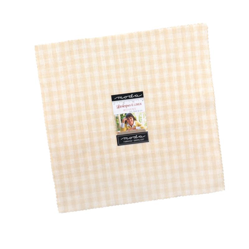 Larkspur Linen Wovens - Layer Cake, zoomed in. Select this picture to zoom back out.