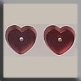 Mill Hill 12241 - Petite Flat Heart Matte Rose
