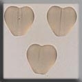 Mill Hill 12272 - Channeled Heart Matte Smokey Topaz