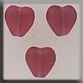 Mill Hill 12273 - Channeled Heart Matte Fuschia