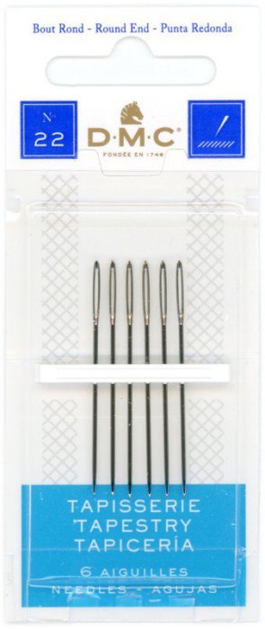 DMC Tapestry Needles Size 22, 6 per package