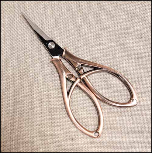 Royal Copper Embroidery Scissors 4 1/2"