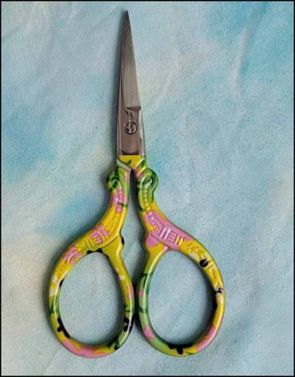 Lime/Yellow 3.6" Embroidery Scissors