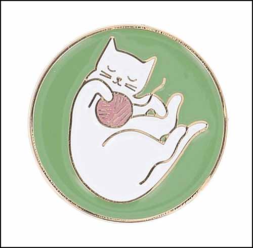 Bohin Ball of Wool  Cat Needle Minder