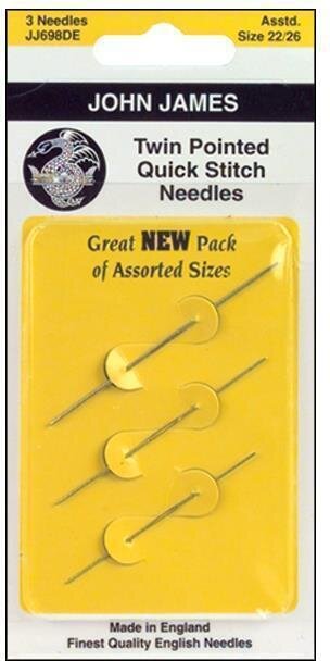 John James Twin Pointed Needles Size 26