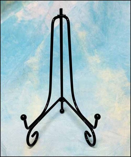 8 Inch Folding Black Metal Easel