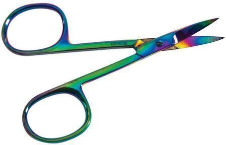 Curved Tip Scissors 3 1/2" Rainbow
