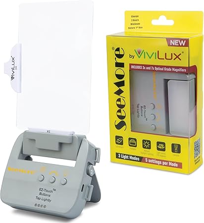 See More Hands Free - Magnifier with Light on Neck Lanyard, zoomed in. Select this picture to zoom back out.
