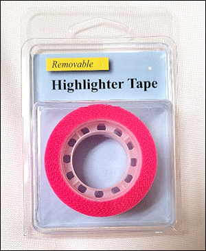 Pink Highlighter Tape