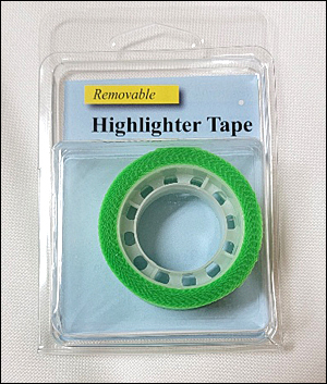 Green Highlighter Tape