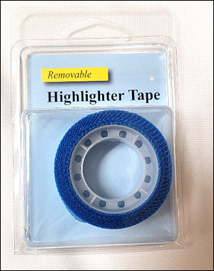 Blue Highlighter Tape