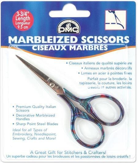 DMC Marbleized Embroidery Scissors Purple Essence