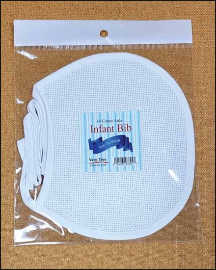 Infant Bib with White Trim