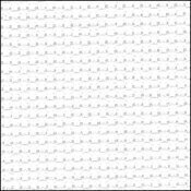 18 Count White Aida Fabric 18x30