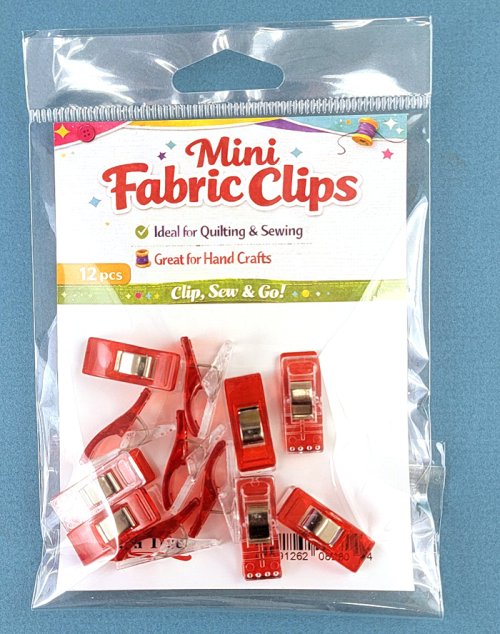 Mini Fabric Clips - Pack of 12